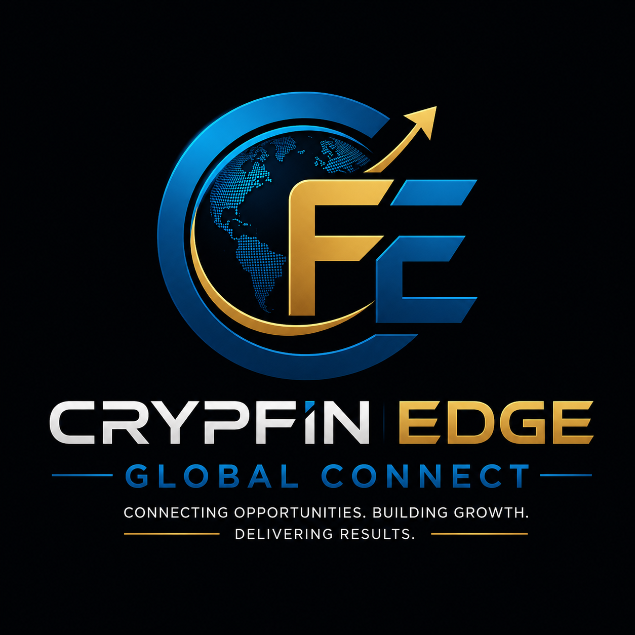 CrypFin Edge Global Connect Logo